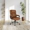 Office Star Products Executive Seating Chair, Saddle Faux Leather FL14571-u41 - alternate 3
