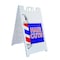 Signmission Hair Cuts, A-Frame & 2 Decals Installed, Heavy-Duty Plastic Frame SBHD-D-2436-Hair Cuts - alternate 1