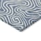Homeroots 5' X 8' Denim Blue And Ivory Abstract Washable Indoor Outdoor Area Rug 599707 - alternate 5