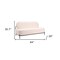 Homeroots 64" Vanilla Fabric Sofa 574006 - alternate 7