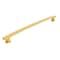 Richelieu 12 5/8-inch (320 mm) Center to Center Aurum Brushed Gold Transitional Cabinet Pull BP5254320158 - alternate 1