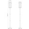 Z-Lite Fortis Sand Black 2 Light Outdoor Post Mounted Fixture 5031PHBR-567P-BK - alternate 7