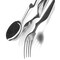 Mepra Ergonomica Flatware Set with H/H Knives - 5 Pieces - Stainless Steel 132228005 - alternate 2