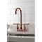Kingston Brass Double-Handle 4" Centerset Bar Faucet, Antique Copper KB849CKLAC - alternate 5