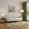 Homeroots 76" Cream Fabric Wood Sofa 640980 - alternate 5
