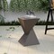 Leisuremod Glint Modern Twisted Fiberstone End Table - Weather-Resistant & Fully Assembled GST13GR - alternate 9