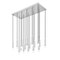 Z-Lite Stari 17-Light Linear Chandelier, 18 in W, Brushed Nickel 1956P-17L-BN - alternate 6
