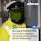 Sellstrom Faceshield with 6-Point Suspension Hard Hat, Arc Flash Series, Front Brim, Ratchet Suspension S31202 - alternate 2