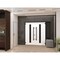 Vdomdoors Front Exterior Prehung Aluminum Double Doors Ronex1055 Teak 1 Sidelight Mirrored Clear Glass Entry RONEX1055DEXD-OAK-W72+16xH80-LH-O - alternate 3