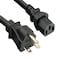 Sanoxy 3ft 14 AWG 15A 250V Power Cord NEMA 6-15P to IEC 320 C13 SNX-CBL-LDR-PW153-1203 - alternate 1