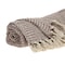 Homeroots Brown and Beige Woven Herringbone Handloomed Throw 476203 - alternate 5