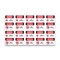 Signmission Safety Sign, OSHA Danger, 5" Height, No Swimming Bilingual, D-35-VP-1709-10PK OS-DS-D-35-VP-1709-10PK - alternate 1