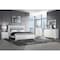 Global Furniture Usa Contemporary Glam Soleil White Queen Bed Group SOLEIL-WHITE-QBG - alternate 5