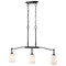 Nuvo Liam, 3 Light Island Pendant, Matte Black, White Opal Glass 60/8218 - alternate 6