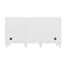 James Martin Vanities Lorelai 60" Double Vanity, Bright White, w/ 3 CM Siberian Silestone Top 424-V60D-BW-3SFR - alternate 6