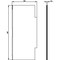 Siemens ALPHA 400/630/1250 DIN partition plastic vertical, H = 300 mm 8GK9301-2KK01 - alternate 2