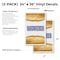 Signmission Sandwiches, Vinyl Decals Only 24 Inch x 36 Inch, Vinyl Decal, 2PK DSB-2436-2PACK-Sandwiches - alternate 2