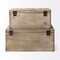 Homeroots 16" Natural and Brown Solid Wood Box 392590 - alternate 6