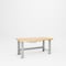 Pucel Hardwood Top Hydraulic Bench, 60 in W x 30 in D x 41 in H, Electric, Putty HBW-3060-E12 - alternate 1