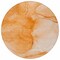 Homeroots 8' Round Orange Round Abstract Washable Non Skid Indoor Outdoor Area Rug 559753 - alternate 5
