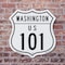 Signmission Washington Route Marker Shield Sign Us 1, 12 inch X 12 inch, Plastic Sign, 2PK SHI-P-2PACK-12-475 - alternate 3
