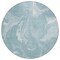 Homeroots 8' Teal Blue And Aqua Round Abstract Washable Indoor Outdoor Area Rug 587490 - alternate 2