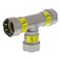 Viega MegaPressG tee P1 0.5 P2 0.5 P3 0.5 carbon steel zinc-nickel coating 25301 - alternate 2