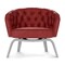 Abbeyshea Garnet, Polyurethane Coated Faux Leather Fabric, 1 Yard L, 54 in W KENDR17 - alternate 2