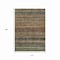 Homeroots 10' X 14' Brown And Gray Striped Washable Indoor Outdoor Area Rug 615835 - alternate 6