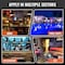 Vevor LED Lighted Liquor Bottle Display Bar Shelf RF and App Control 40" 3-Step ok-3-40 - alternate 5