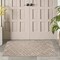 Homeroots 2' X 4' Natural And Beige Geometric Indoor Outdoor Area Rug 573847 - alternate 4