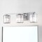 Jonathan Y Coco Prism Vintage 23" 3-Light Metal/Glass Classic Glam LED Vanity Light, Chrome JYL3554A - alternate 8