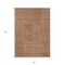 Homeroots 5' X 8' Brown And Beige Geometric Washable Indoor Outdoor Area Rug 596963 - alternate 7
