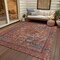 Homeroots 5' X 8' Pink And Mauve Medallion Washable Indoor Outdoor Area Rug 616071 - alternate 8