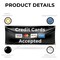 Signmission Credit Cards Accepted, 18 Inch x 48 Inch, Vinyl Banner B-30533 - alternate 3