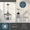 Vaxcel Cottage Grove 3-Light Matte Black Traditional Open Cage Lantern Pendant Light P0477 - alternate 5