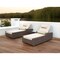 Homeroots 78" Set of Two Brown Indoor Outdoor Chaise Lounge with Beige Cushion, 2PK 372317 - alternate 3