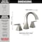 Delta Trillian: Two Handle Widespread Bathroom Faucet 35546-SS-PR-MPU-DST - alternate 4