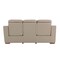 Homeroots 90" Beige Faux Leather Sofa With Brown Legs 343837 - alternate 1