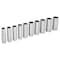 Performance Tool 10 pc. 3/8 in. Dr. Metric Socket Set, Deep Sockets, Slide Rail W38402 - alternate 1
