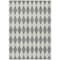 Homeroots 5' X 8' Gray And Ivory Geometric Washable Indoor Outdoor Area Rug 577044 - alternate 4
