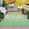 Homeroots 3' X 5' Green And Gold Nautical Washable Indoor Outdoor Area Rug 631035 - alternate 5