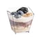 Smarty Had A Party 3.5 oz. Clear Small Square Disposable Plastic Cups (288 Cups), 288PK 2628-CASE - alternate 3