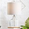 Jonathan Y Gemma 19" Glass Bell LED Table Lamp, Clear JYL1036C - alternate 6
