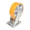 Vestil Polyurethane Swivel Caster 6 In. Diameter x 2 In. Width 1212 Lb. Capacity Orange/Silver CST-VE-6X2PUA-S - alternate 2