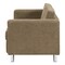 Office Star Products Pacific Love Seat, Taupe PAC52-S125 - alternate 5