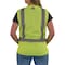 Ergodyne M Lime Class 2 Womens Hi-Vis Vest - Zipper 8210ZW-S - alternate 6