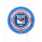 Holland Bar Stool Co New York Rangers Double Neon 15" Clock, NHL Clk15NYRang - alternate 1