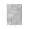Homeroots 5' X 8' Gray And Silver Geometric Washable Indoor Outdoor Area Rug 618590 - alternate 7