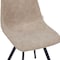 Leisuremod Markley Modern Leather Dining Chair With Metal Legs in Taupe MC18TP - alternate 8